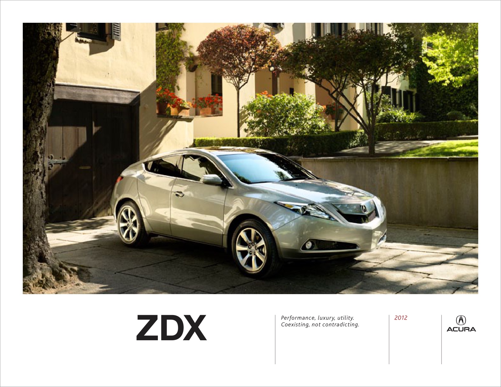 2012 Acura ZDX Brochure
